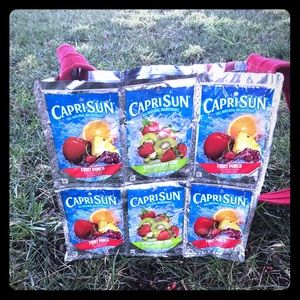 Repurposed/ Upcycled Juice Pouch Tote Bag